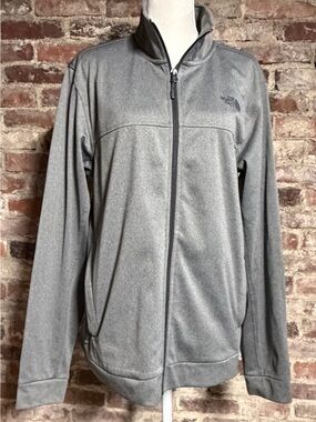 The North Face Men's Heather Gray Performance Full-Zip Jacket